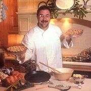 David Ruggerio in the kitchen